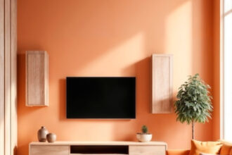 Coin télévision : l’équilibre idéal entre style et fonctionnalité !